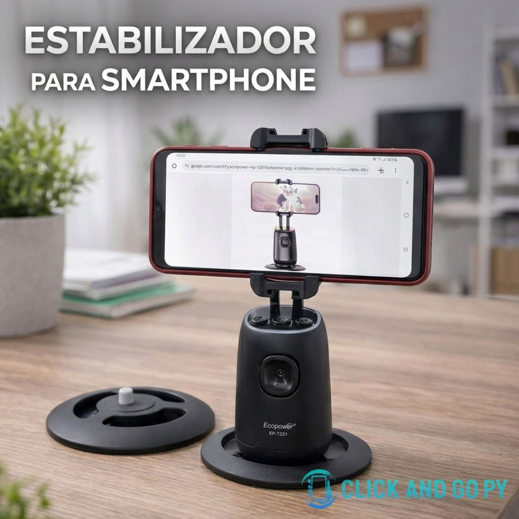 Estabilizador Gimbal con seguimiento facial 360° ecopower ep-t205