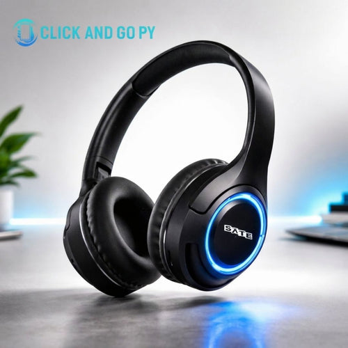 Auricular inalámbrico bluetooth Sate AE-9091 con luces LED
