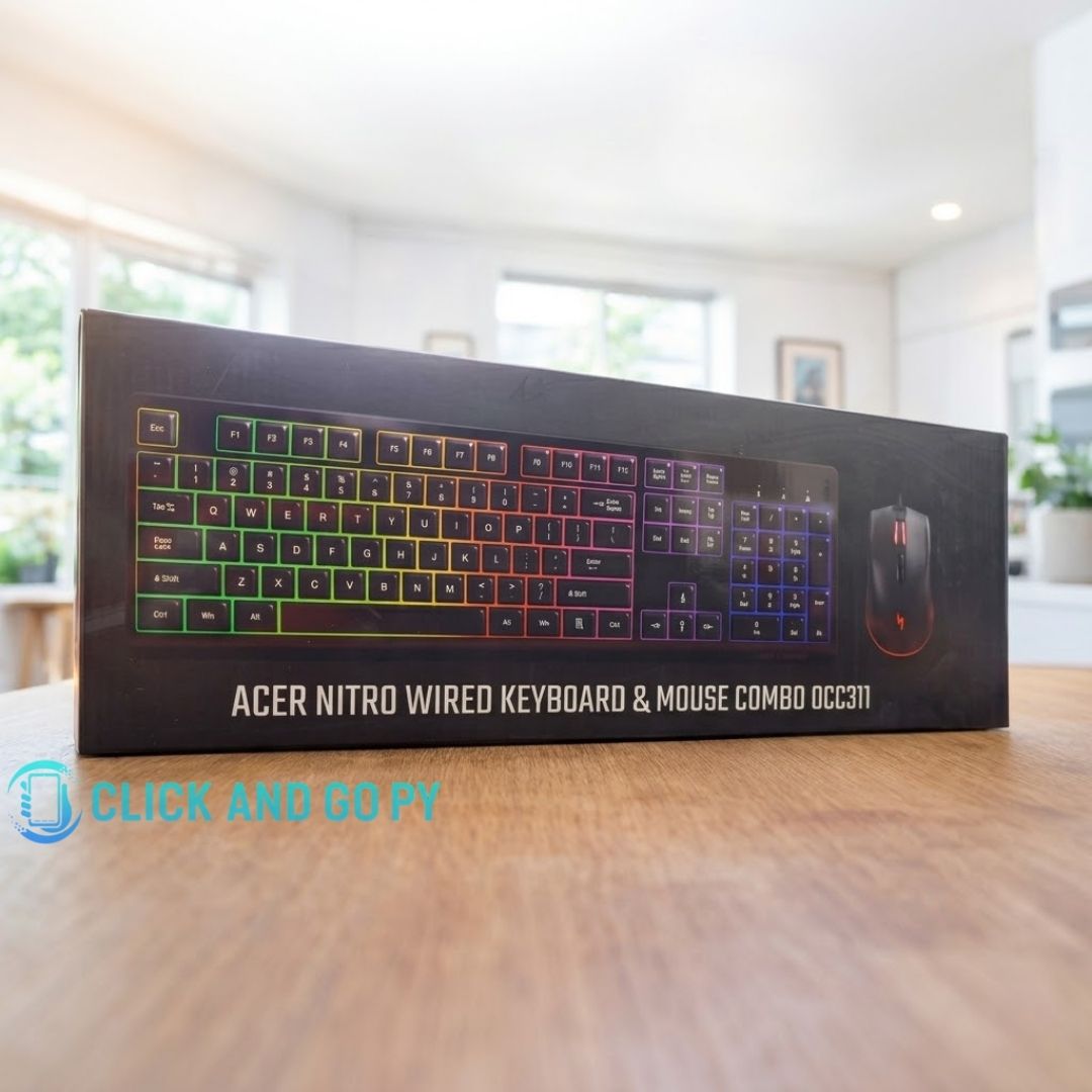 Combo teclado y mouse gamer Acer Nitro rgb usb occ311
