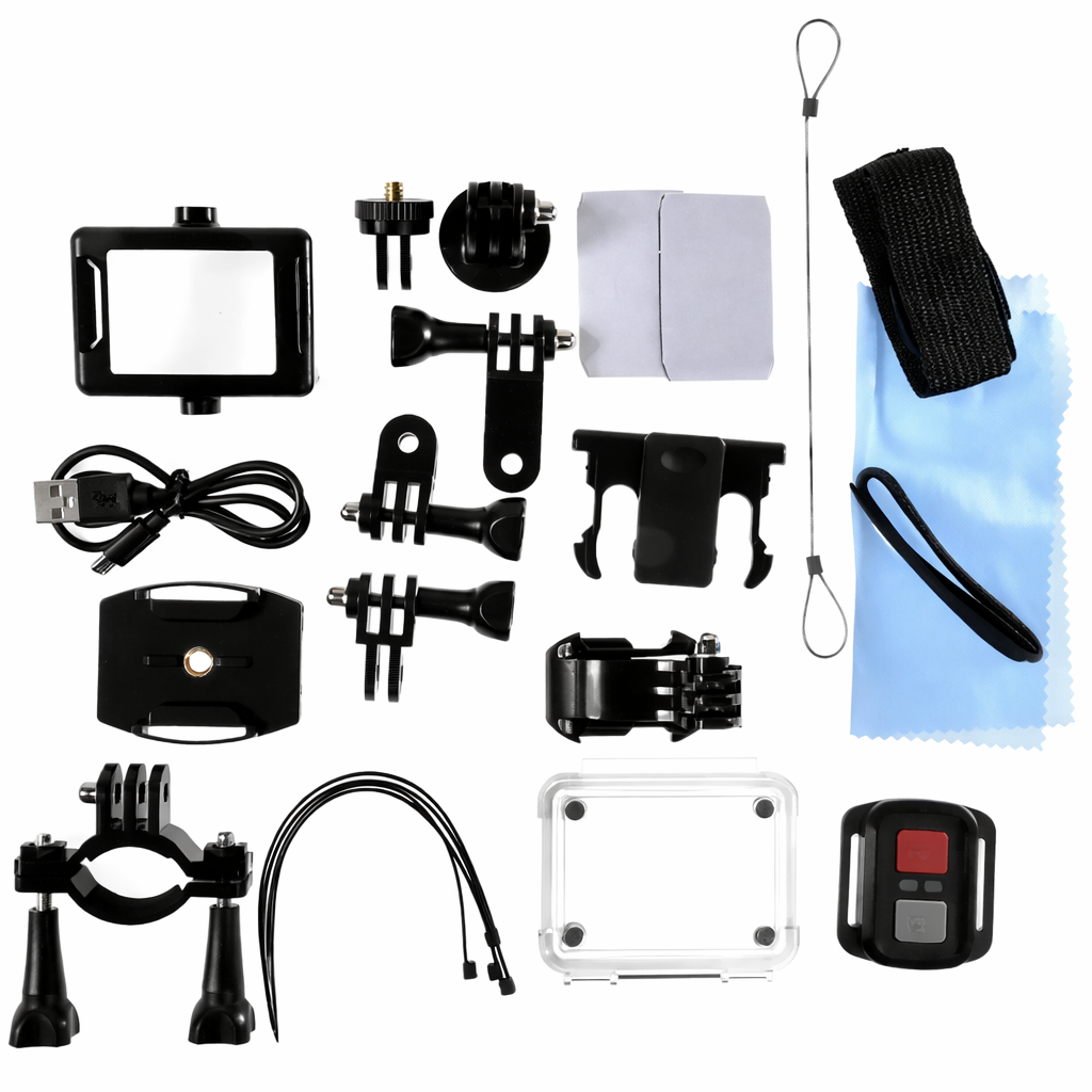 Cámara deportiva full hd 1080p resistente al agua con wifi sate a-cs08