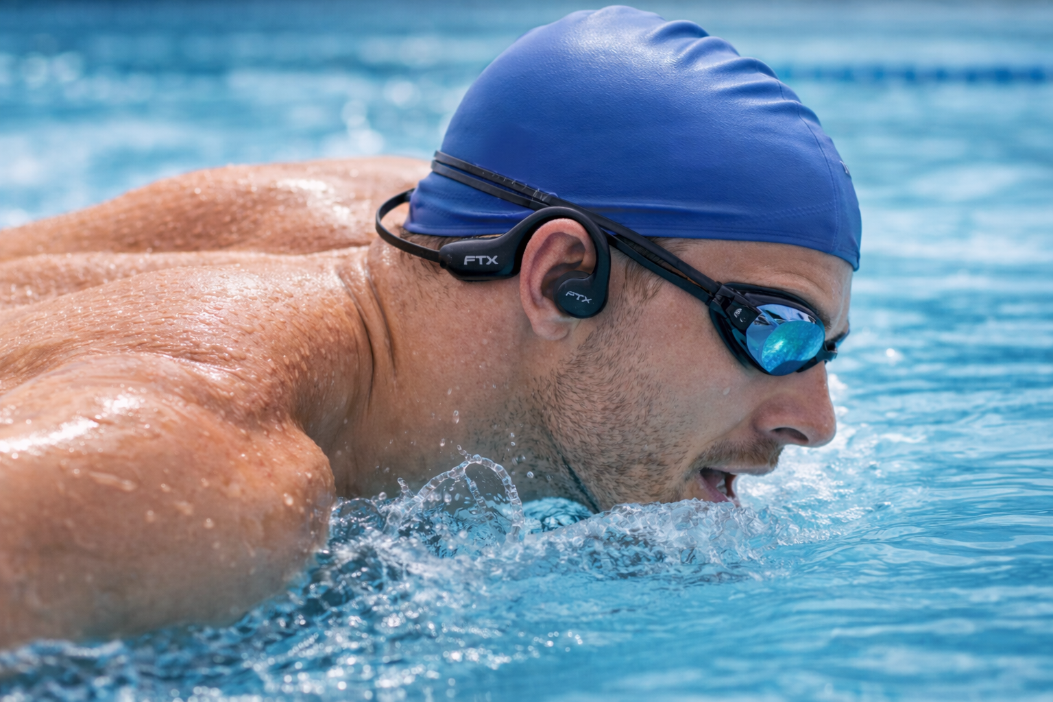 Auriculares de conducción ósea FTXE09S para Nadar | Sumergibles IPX8