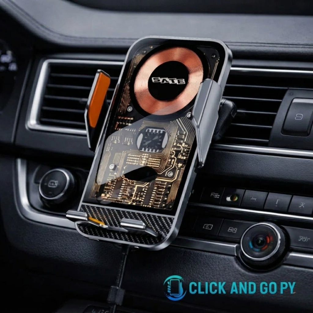Cargador Inalámbrico para Auto 15W SATE – Carga Rápida Qi