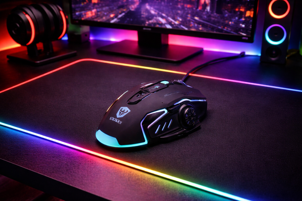 Mouse Gamer usb Retroiluminado sate A-562
