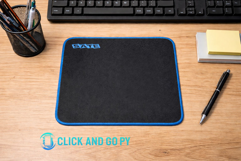 Mouse pad gaming Sate A-PAD011 antideslizante 25x21 cm (negro, rojo o azul)