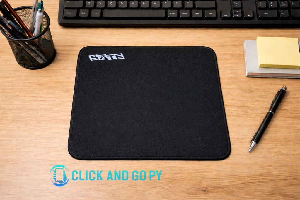 Mouse pad gaming Sate A-PAD011 antideslizante 25x21 cm (negro, rojo o azul)