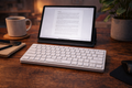 Teclado bluetooth ultra slim español FTX B1000 - Plata
