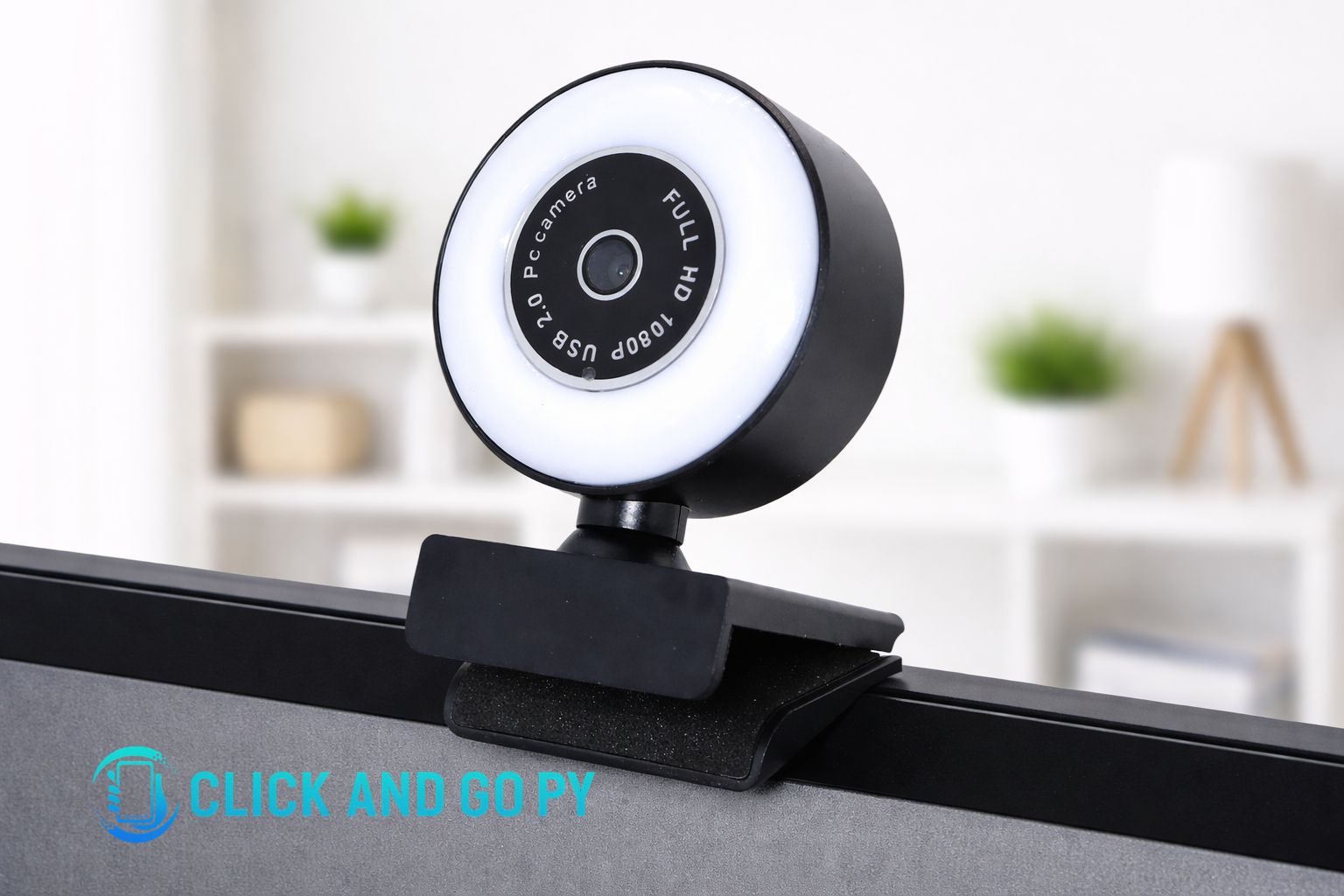 Webcam full hd 1080p con luz y trípode luo LU-Z33