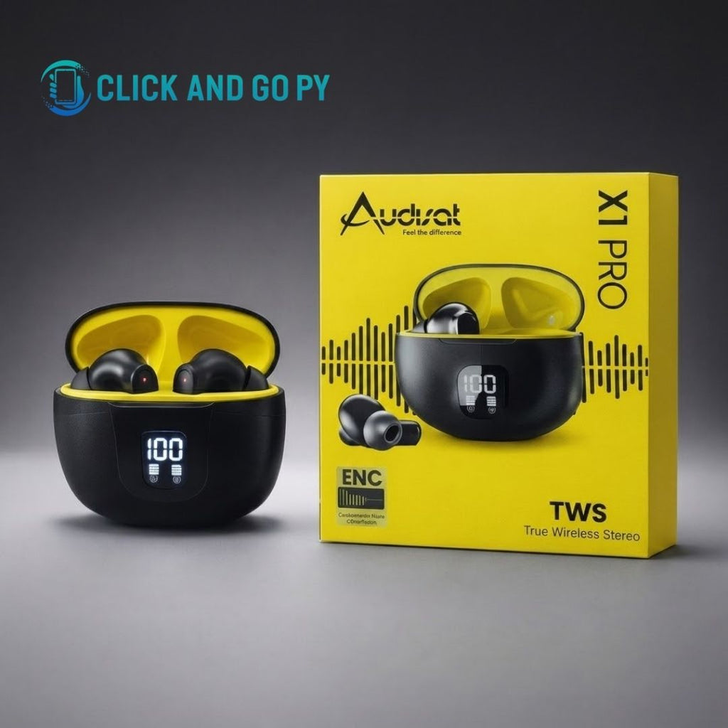 Auriculares Inalámbricos Audisat X1 Pro – Bluetooth y pantalla de carga